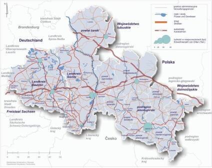 Karte Gebietskulisse INTERREG