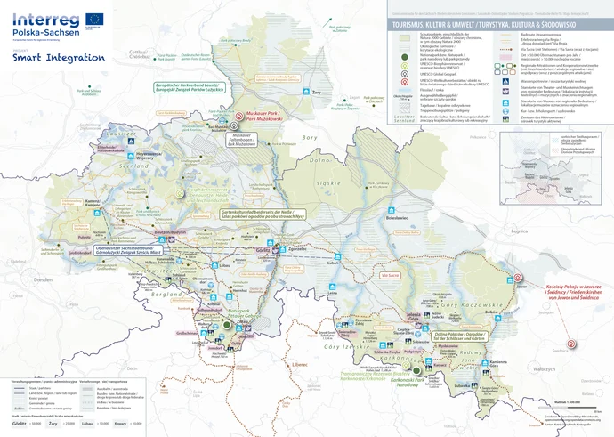 Darstellung Tourismusregionen und Verflechtungen