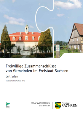 Titelbild Leitfaden freiwillige Gemeindezusammenschlüsse Sachsen