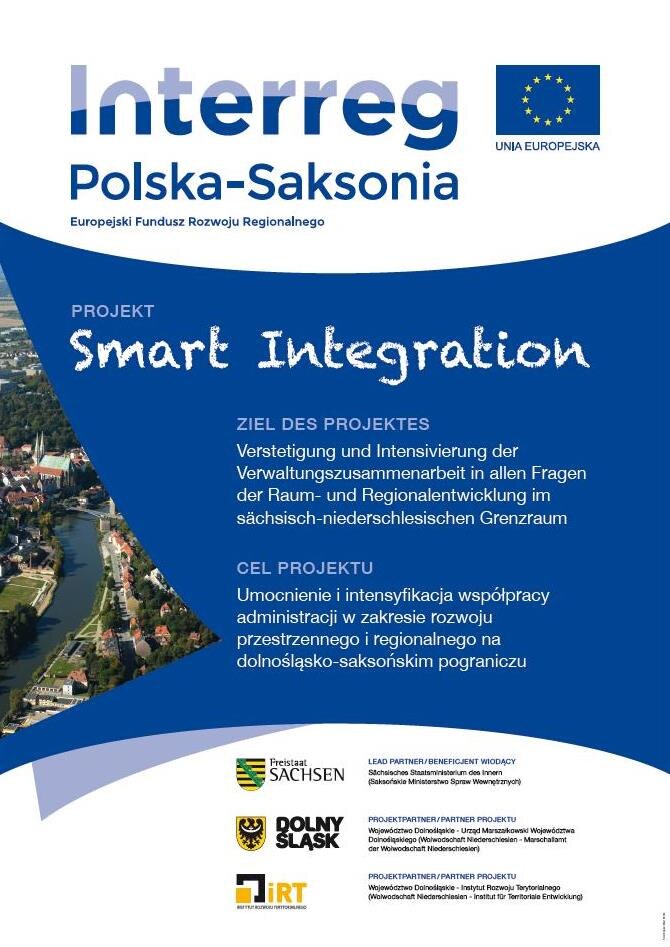 Bild vom Plakat Smartintegration in polnischer Sprache
