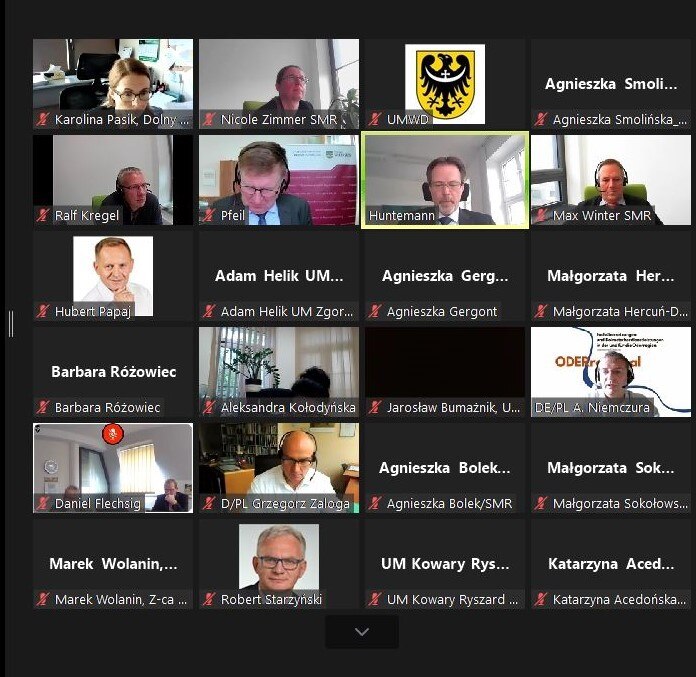 Screenshot Teilnehmer des Webinars