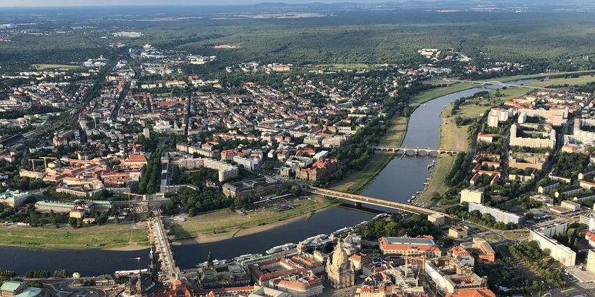 Luftbild Landeshauptstadt Dresden