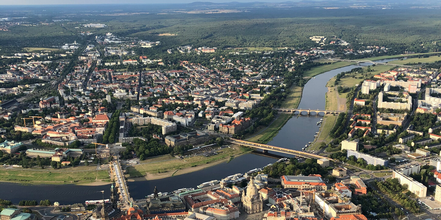 Luftbild Landeshauptstadt Dresden